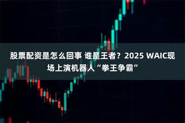 股票配资是怎么回事 谁是王者?2025 WAIC现场上演机器人“拳王争霸”